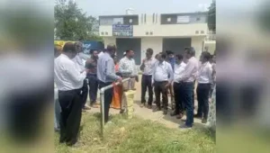 A central drought assessment team visited villages in Mysuru district on Monday
