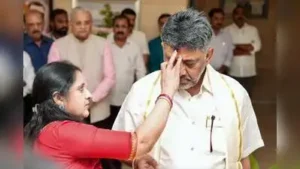Chief minister DK Shivakumar ’s silence on Union minister HD Kumaraswamy ’s allegations over