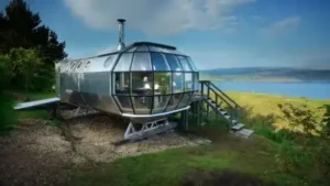 A silver airship-shaped cabin became one of Scotland's most unusual: The wider industry impact