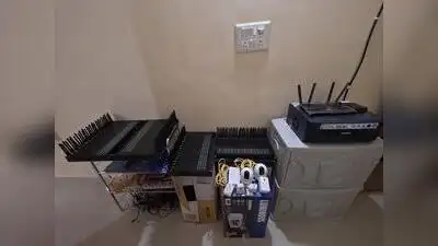 Whitefield cybercrime police busted illegal telecom hubs operating from two apartments