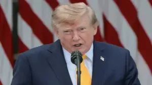 US President Donald Trump has blamed Republican Senator Tom Cotton for holding up a plan