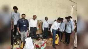 During the drive, they seized and destroyed 1,400 kg of palm-oil-based mawa sweets worth Rs 5.6