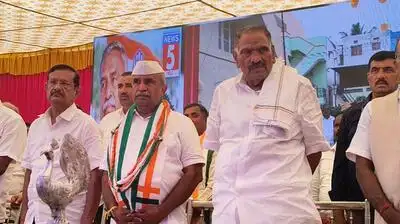 Hassan Congress chief's installation disrupted by Shreyas Patel supporters