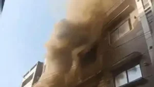 Kanpur: A fire broke out at a bicycle seat factory in Begampurwa, Babupurwa, Kanpur on Monday