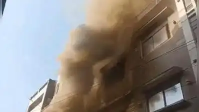 Kanpur: A fire broke out at a bicycle seat factory in Begampurwa, Babupurwa, Kanpur on Monday