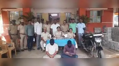 Two men from Haryana were arrested on Tuesday for cheating ATM users and siphoning money