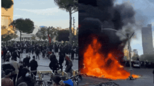 Anti-government protests erupt in Albania