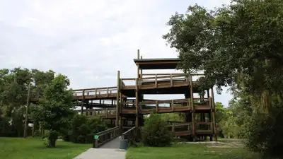 In 1970, a Florida water district built a dike and control structure on a former phosphate mining
