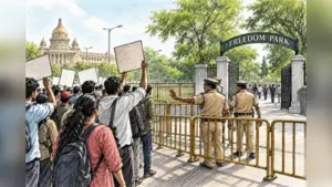 For now, Freedom Park remains Bengaluru’s designated dominant protest venue