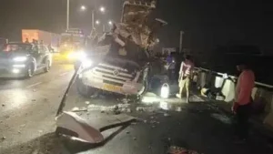 (with inputs from Jaipur) The tempo traveller involved in the crash belongs to Mendhipada