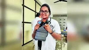 Suvetha Mahendran, Tamil Nadu’s first engineering graduate from the community, is working