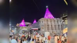 Preparations for the Navaratra festival at Mahalaxmi Temple in Kolhapur have entered the final