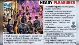 Bar dancers at rave party by corporate co, FIR filed