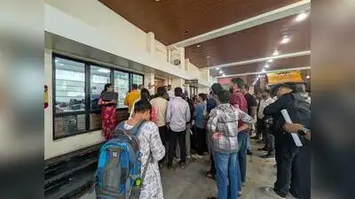 PGCET aspirants staged a demonstration at KEA seeking second round of counsleing