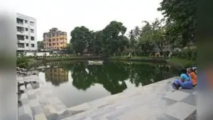 The water body after restoration in Bhatikhana, near New: The wider industry impact