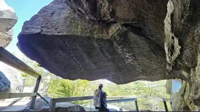 An 80-ton boulder that had hung above visitors at New Hampshire's: The wider industry impact