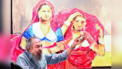 That’s what I call this one,” argues its 76-year-old creator, artist Thota Tharrani