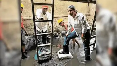 Following the inspection, Satam said that around 40% to 50% of the city’s nullah-cleaning work