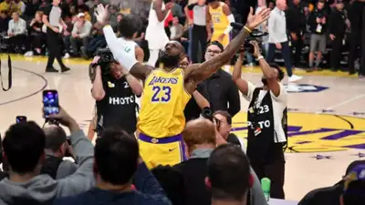 NBA pays tribute to LeBron James' 23-year journey with special patch debut in Sacramento