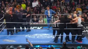 He picked up a victory over Cardona; however, right after his match, Cody Rhodes returned