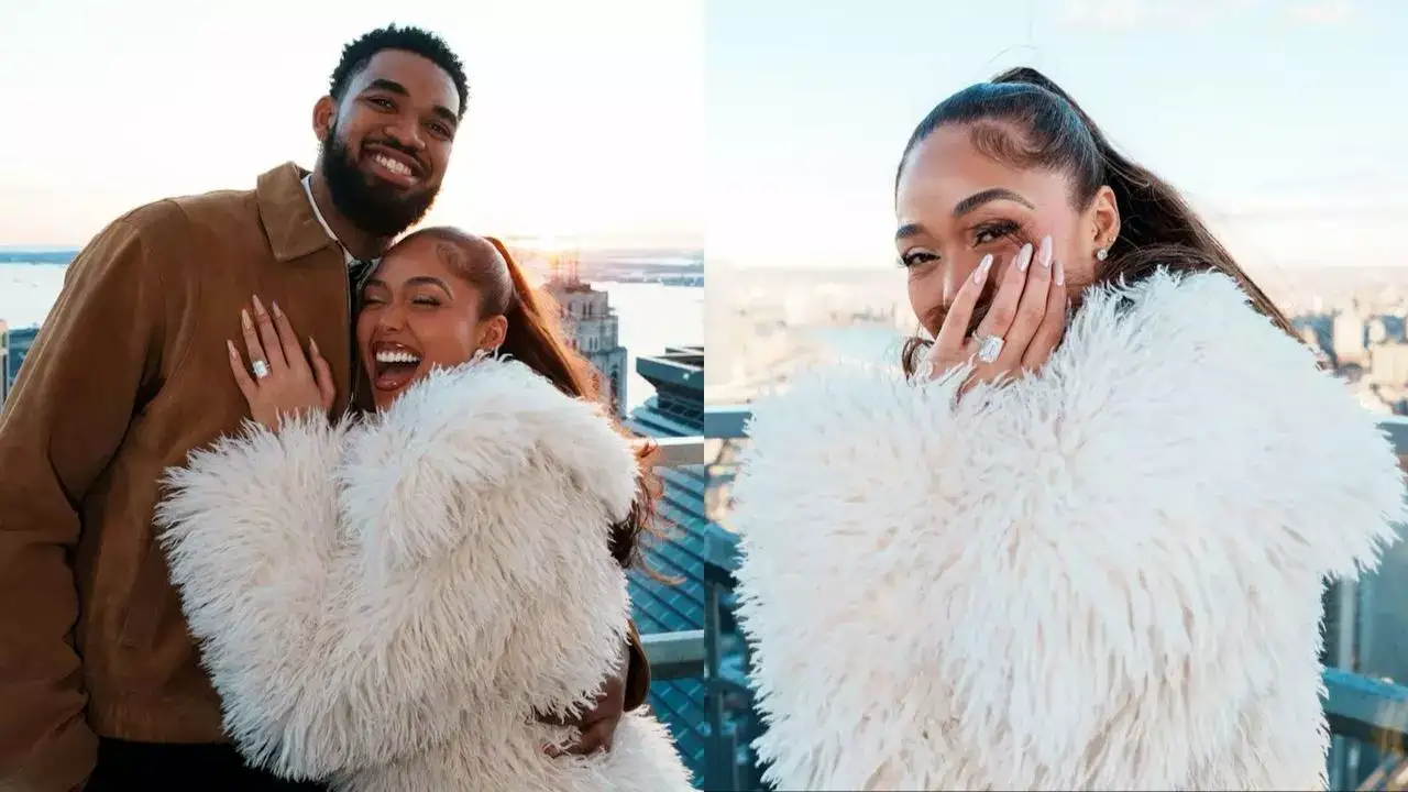 Jordyn Woods dazzles in winterwear trapper hat as Karl-Anthony Towns' fiancée shares stunning photos
