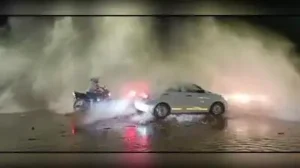 Giant waves along city coast; Ennore road sealed temporarily