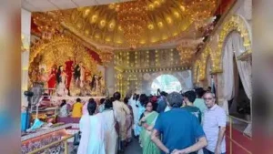 Among the elaborate structures, which are poised to be dismantled for reuse, are four Durga