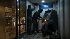 a dedicated ‘school’ for ATM burglars, with rookies trained using real ATMs, either rebuilt