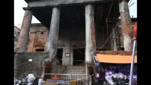 KMC team on squatter check visits Ezra St agiary that survived blaze