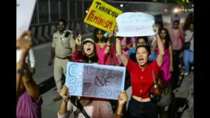 Over 300 women dressed in pink took to Bengaluru’s streets on October 2, demanding safer public