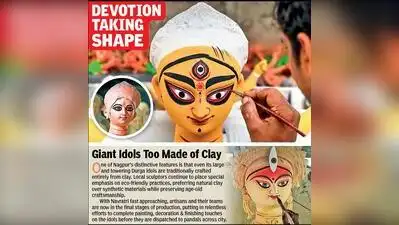 More than 140 traditional idol-makers in Nagpur are currently: The wider industry impact