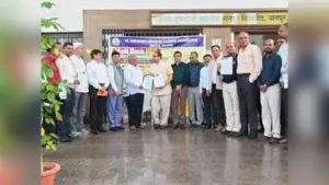 NU teachers protest for rollback of NEP 2020