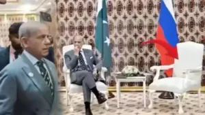 PM Sharif waited for over 40 minutes for President Putin before growing tired and gate-crashing
