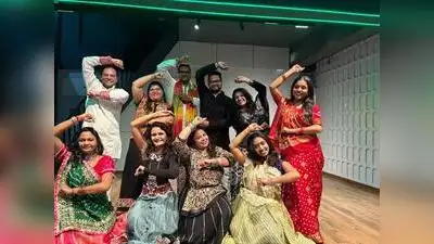 Dance trainer Surbhi Rathod, who conducts classes for two months before Navaratra, introduced