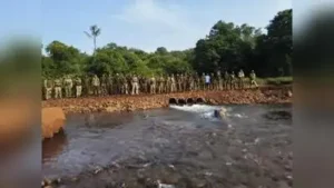 60m-long bridge in the heart of fallen Maoist HQ Abujmarh is the symbol of a development leap