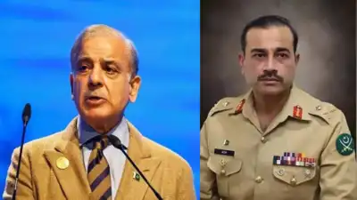 Shehbaz Sharif (left), Asim Munir (ANI)