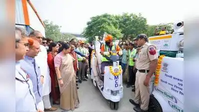Of the 1,000 battery-operated litter pickers planned for deployment, 150 machines have arrived