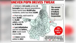 Kolkata A 10-member Central Delimitation Committee (CDC) has been formed by Kolkata Municipal
