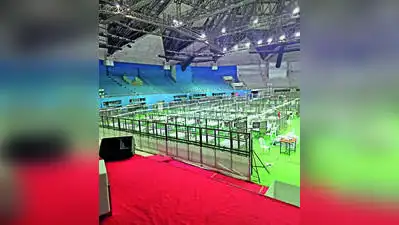 Mankapur stadium turns into fortress for counting
