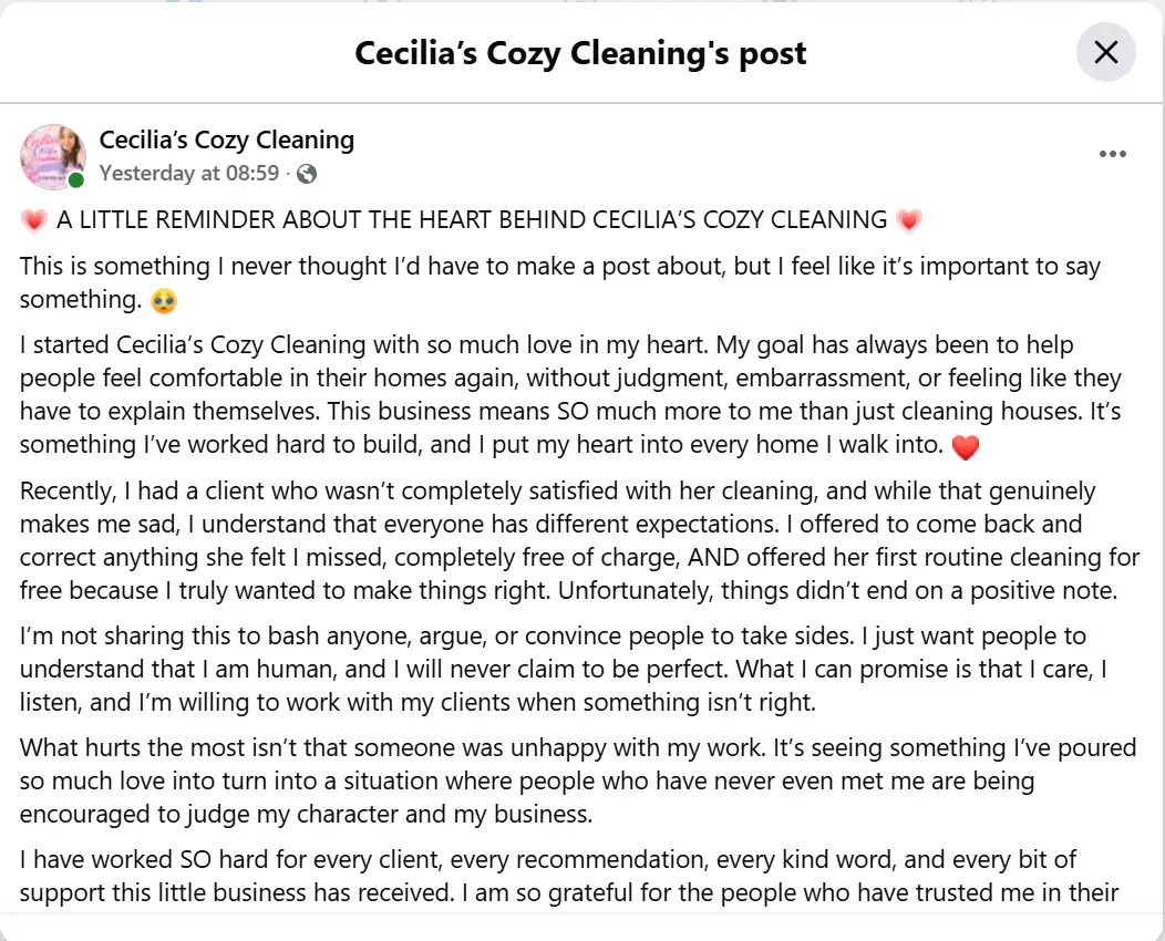 Michigan woman Kimberly Kemper seeks a $250 refund after claiming a $350 deep clean left