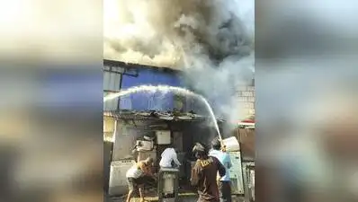 Blaze Ravages Shop, 2 Houses In Lodhipura