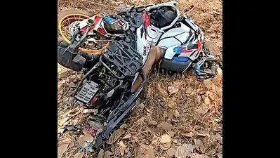 A professional motocross rider with international experience died in a road accident on NH-65