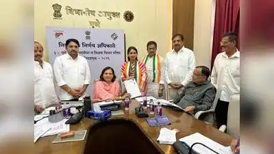His niece Smita Jadhav is BJP’s official candidate for the same seat