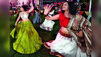 As Ahmedabad twirled into Navratri ’s opening night on Sunday, the city’s most popular garba
