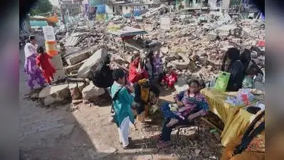 Fresh Pics of Residents living in trouble after 27 days of demolition in Nasir Nagar