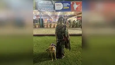 Pune: Curious puppies on leashes with wagging tails are joining celebratory crowds at some