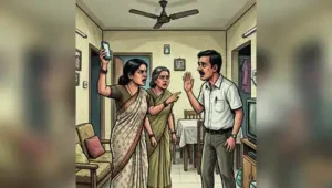 Saying it was a woman, the wife allegedly suspected him of having an affair, which led