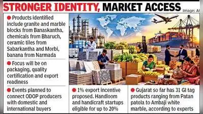 State govt has proposed expediting the process of obtaining GI tags, which will boost exports