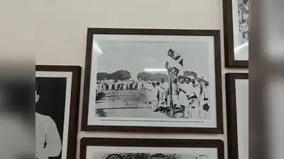 Pictures in Sardar gallery at Gujarat Vidyapith, Ahmedabad