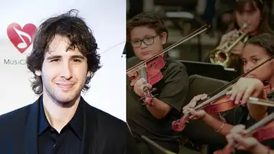 Singer Josh Groban ’s commitment to arts education began with a $50,000 donation in 2005